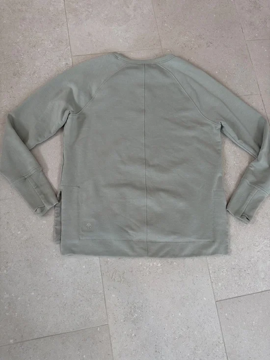 Athleta Sage Green Long-Sleeve Crewneck Top - Picture 5 of 5